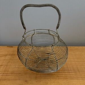 Silver Wire Basket